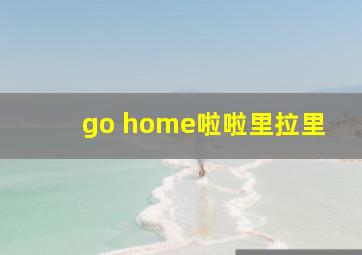 go home啦啦里拉里